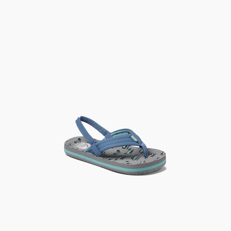 Kids' Reef Little Ahi Boys Grey | kYowESw0qOd