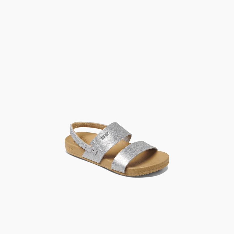 Kids' Reef Little Cushion Vista Girls Silver | ougA7CpgPse