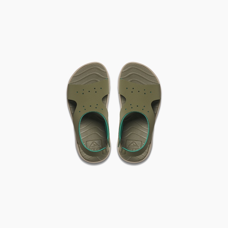 Kids\' Reef Little Reef Beachy Boys Olive / Brown | aIIq5fsH7p6