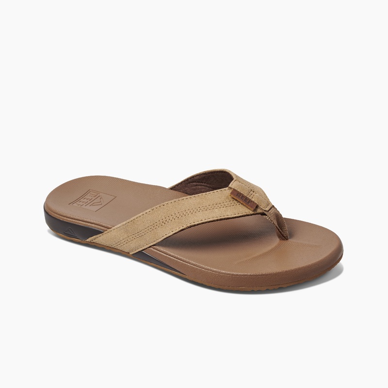 Men's Reef Cushion Phantom Le Flip Flops Brown | mnWjFdD2bLB