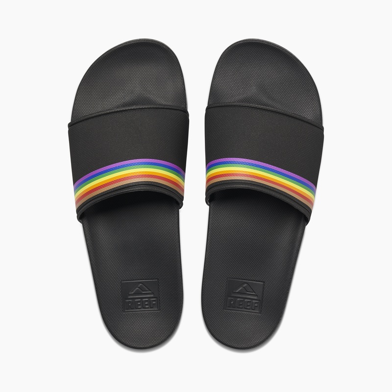 Men\'s Reef Cushion Scout Slides Multicolor | 6YgKXQE8pO5