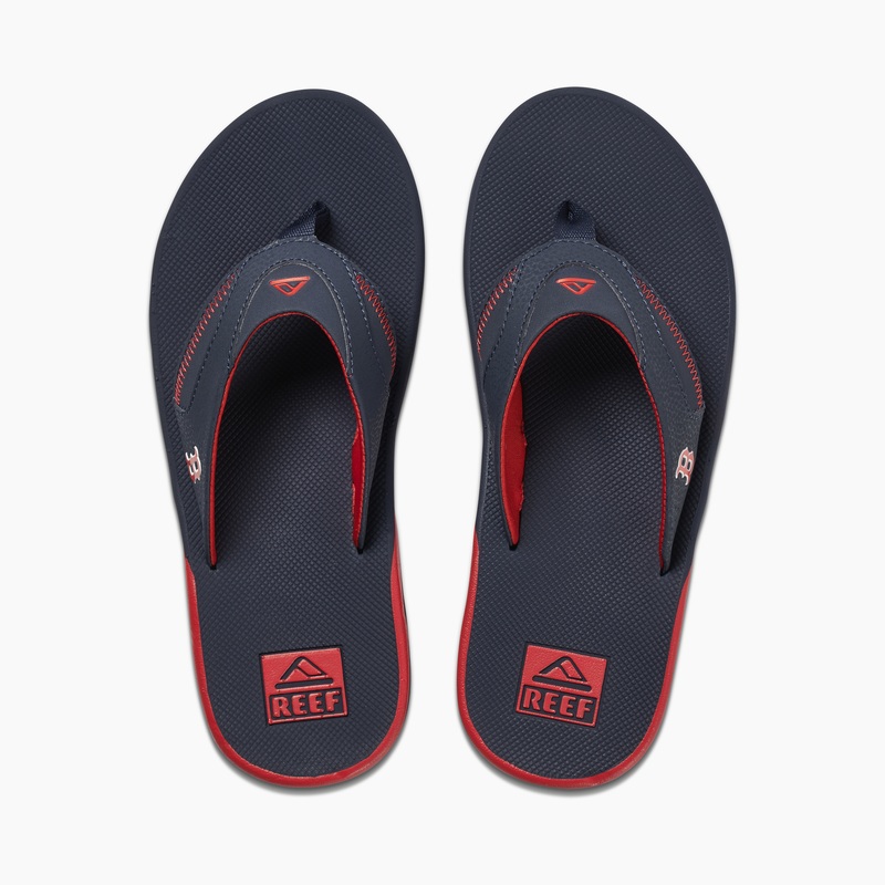 Men's Reef Fanning X Mlb Flip Flops Red | Om7hVEbnkAK