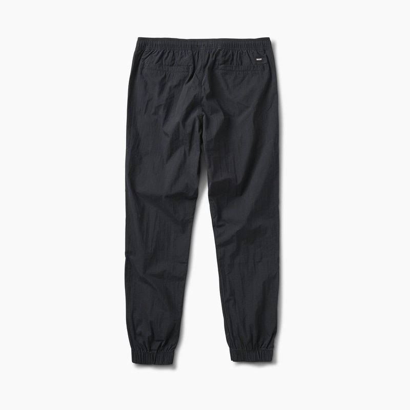 Men's Reef Freeman Pocket Jogger Pants Black | MRaoQaer2Kc