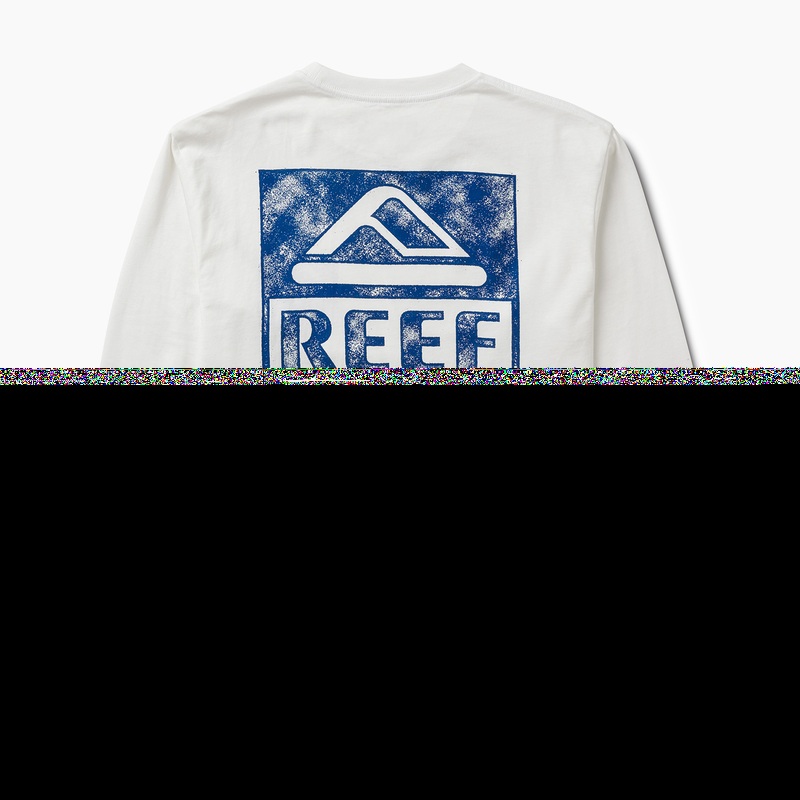 Men's Reef Ortho Woven T Shirts White | m3c3MPbtnfF