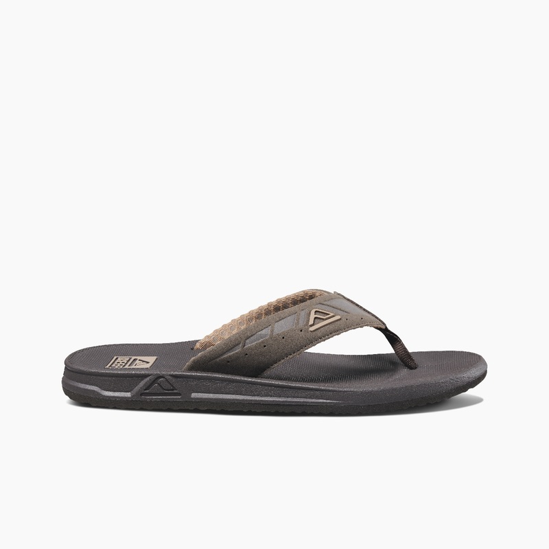 Men's Reef Phantoms Flip Flops Brown | dxBHp9ZYD08