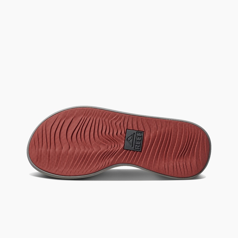 Men's Reef Rover Swellular Flip Flops Red | uvAJGCDcRUK