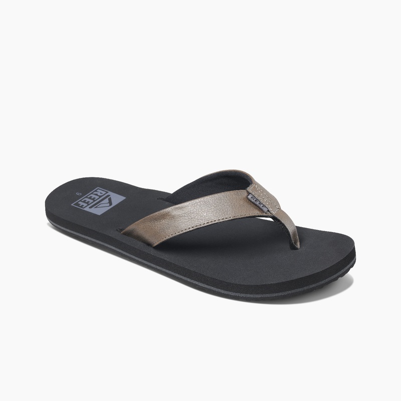 Men's Reef Twinpin Flip Flops Grey | yDcf96mg1BJ