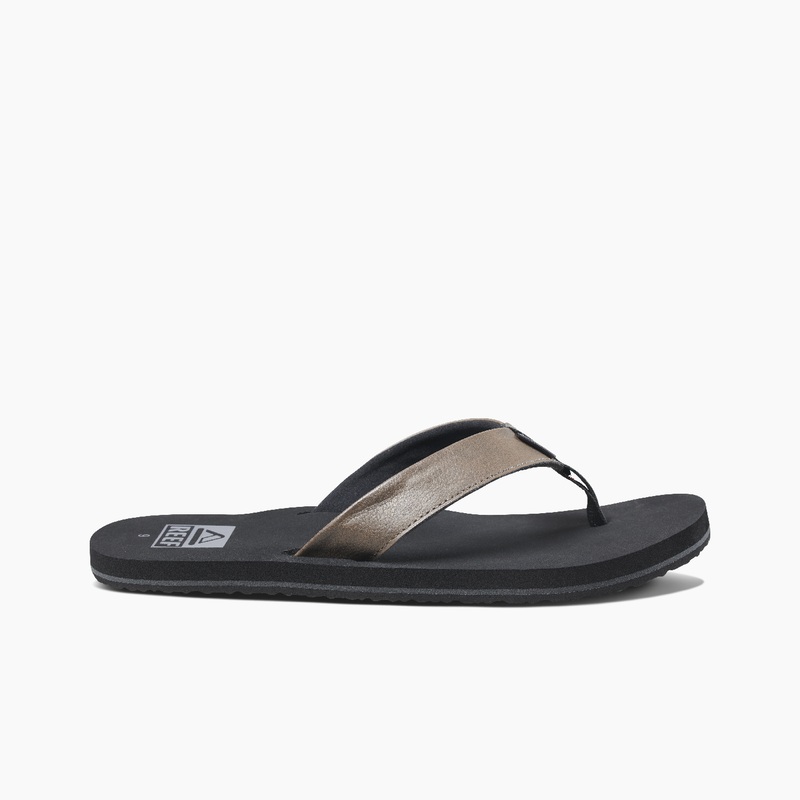 Men's Reef Twinpin Flip Flops Grey | yDcf96mg1BJ