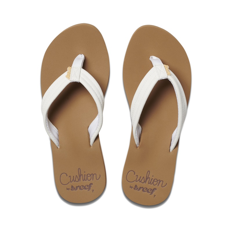 Women\'s Reef Cushion Breeze Flip Flops Brown | kKjr2dJTzEW