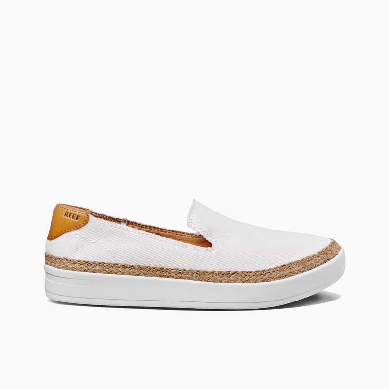 Women's Reef Cushion Sunrise Sneakers White | xQ0aFRErcmm