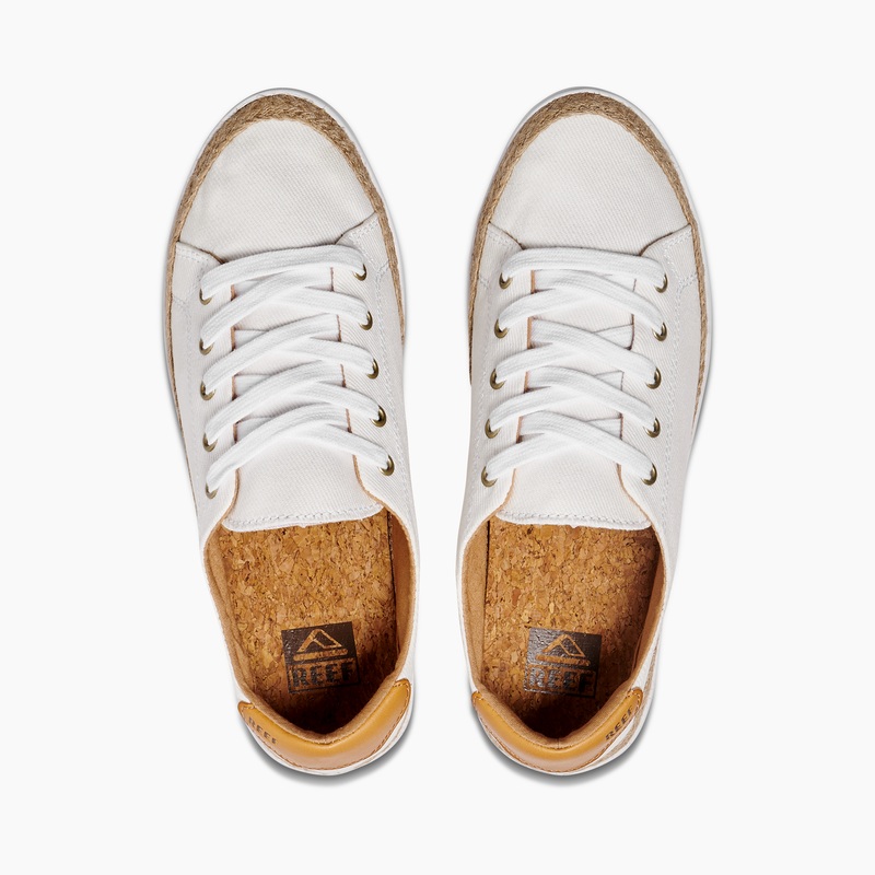 Women's Reef Cushion Sunset Sneakers White | Gbz3ZyBCCVx