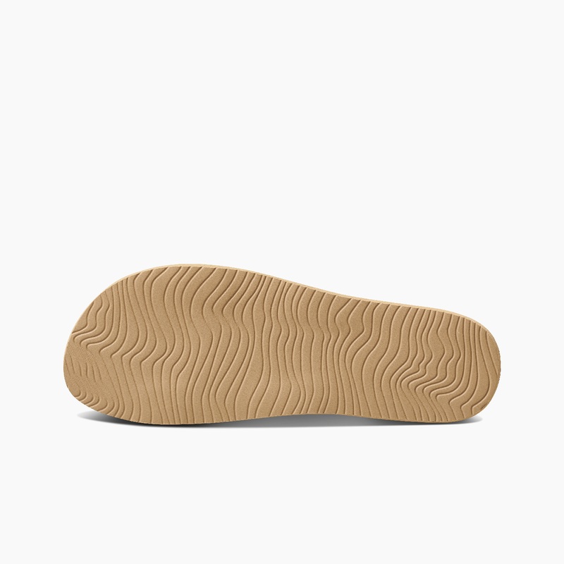 Women's Reef Cushion Vista Slides Silver | NoHOIl5ZFhq