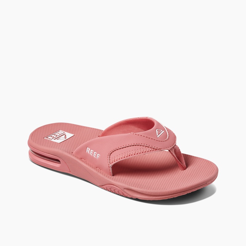 Women's Reef Fanning Flip Flops Rose | y54r5RSFBIo