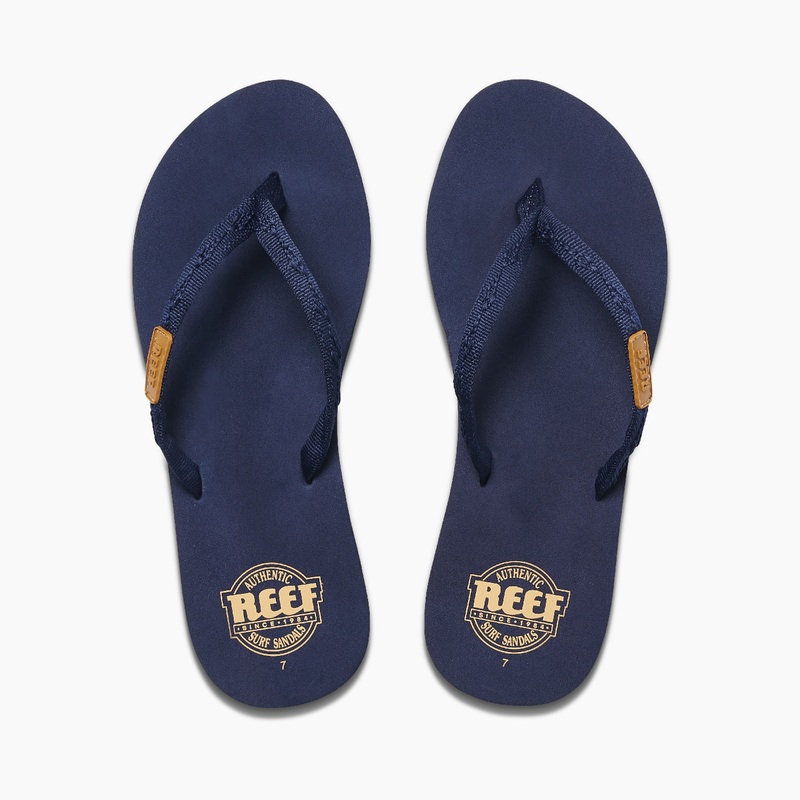 Women\'s Reef Ginger Flip Flops Navy | pCw6udiUMPJ