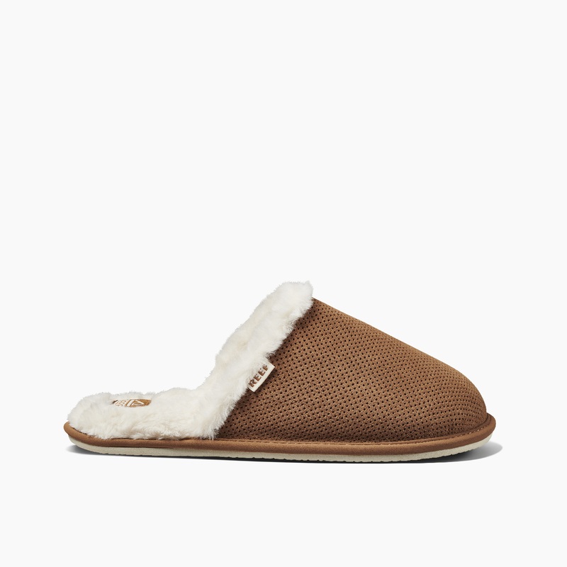 Women's Reef Reef Cozy Slippers Brown | tZcgfeifc0f
