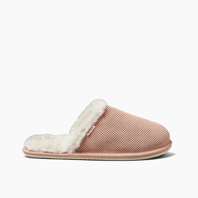Women's Reef Reef Cozy Slippers Pink | hUjqjdxB2u7