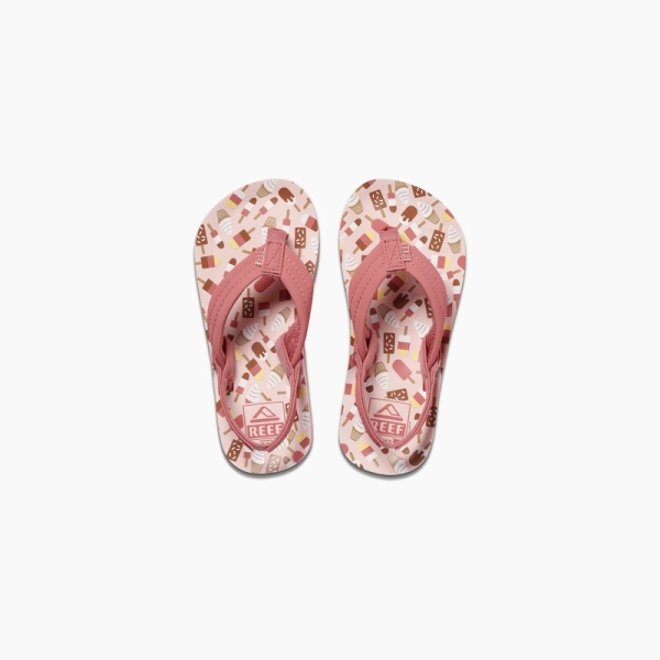 Kids' Reef Little Ahi Girls Cream | 7WN06buuaLb