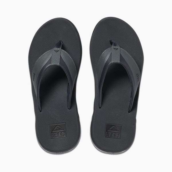 Men's Reef Anchor Flip Flops Grey | S24hGs3tgPp