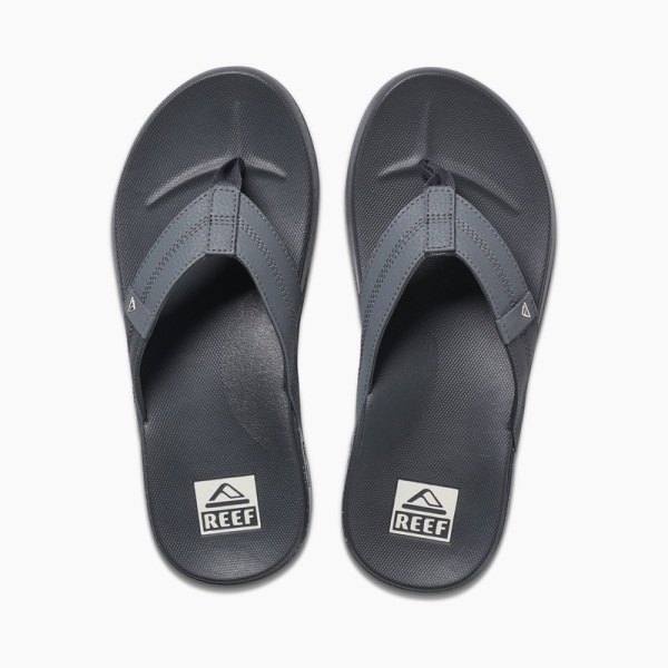 Men's Reef Cushion Phantom Flip Flops Dark Grey | wlYZ1u0JRJL