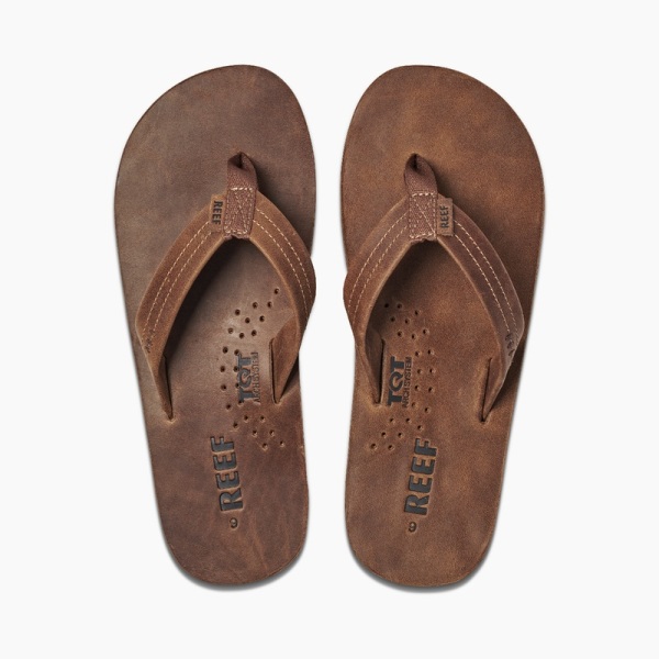 Men's Reef Draftsmen Flip Flops Brown | 6Yv0hZxV660