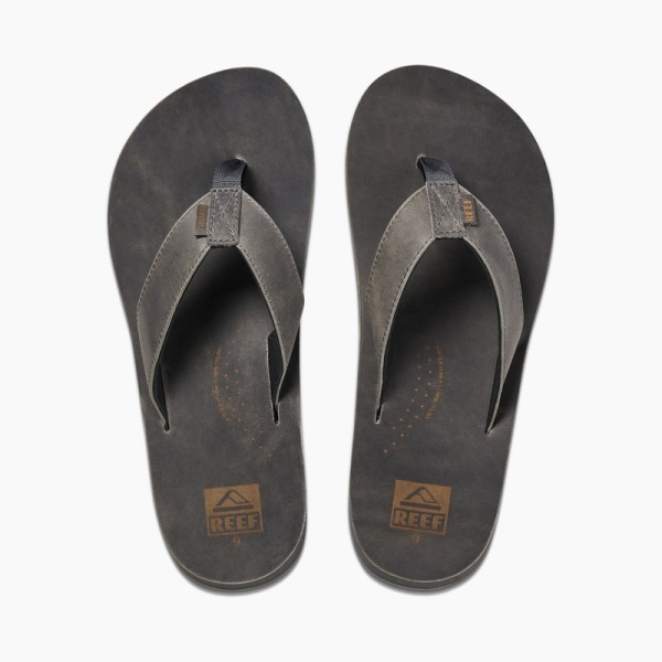 Men's Reef Drift Classic Flip Flops Grey | ViSRoC12Tmr