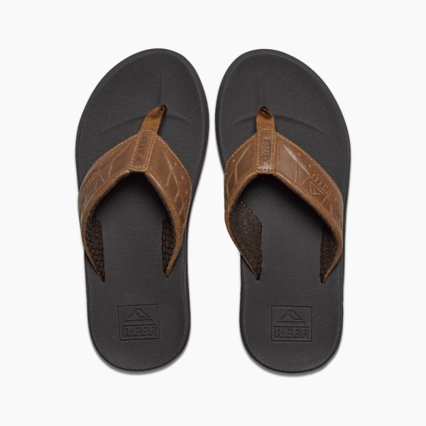 Men's Reef Phantom Le Flip Flops Brown / Brown | L6DarGrrLCw