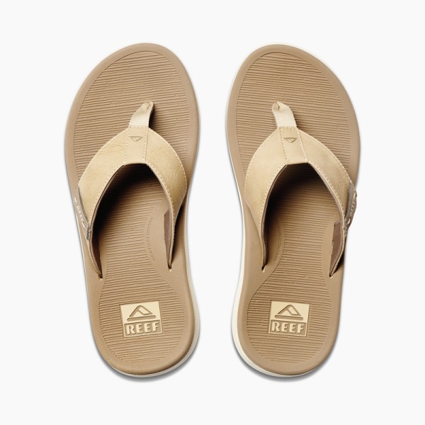 Men's Reef Santa Ana Flip Flops Brown | f3WybckGnfM