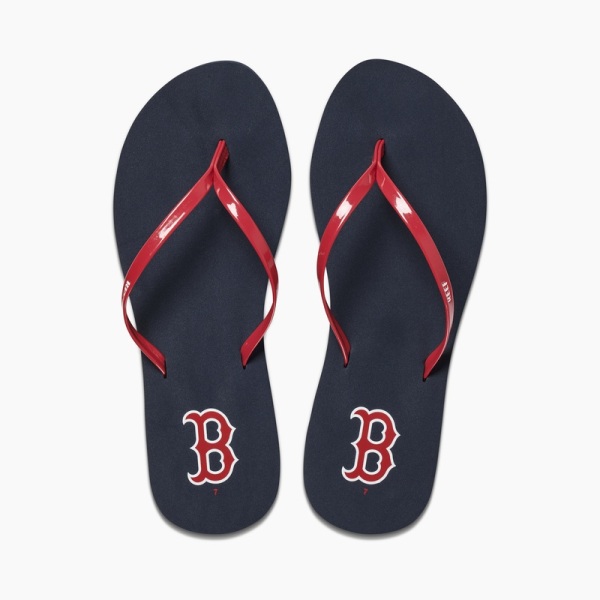 Women's Reef Bliss X Mlb Flip Flops Red | iPJDLMTQf4G