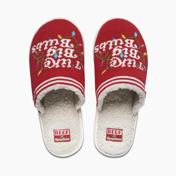 Women's Reef Reef X Tipsy Elves Slippers Multicolor | C03iGbLeBnR